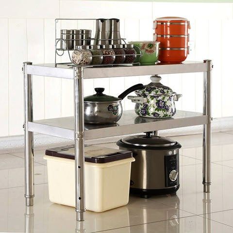 2019新款烤箱置物架2层微波炉不锈钢货架厨房收纳架落地架储物架在类目 厨房/烹饪用具, 厨用小工具/厨房储物, 厨房储物架/厨房置物架, 厨房置物架/角架中 - 来自Buy2taobao.com提供专业的淘宝代购服务