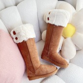 订单批发新款 过膝长筒小红书千颂伊雪地靴两穿保暖女冬雪地棉鞋