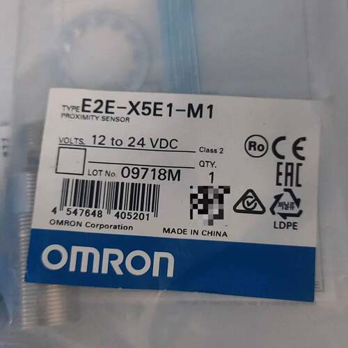 可维修E2E-X5E1-M1，12，未拆封欧姆龙接近传感器支持到