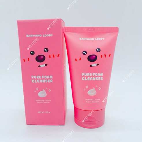 韩国 loopy洗面奶洁面乳护手霜礼盒露比玩偶粉红海狸滋润保湿礼物