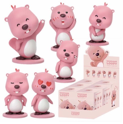 ZanmangLoopy玩偶盲盒海狸露比