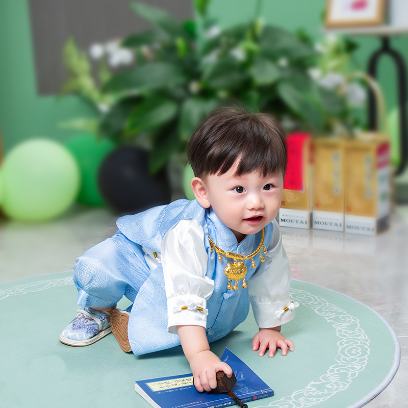 周岁礼服男宝薄款夏秋装