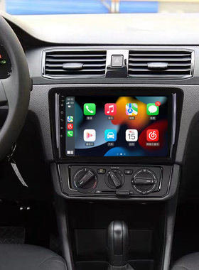 大众桑塔纳捷达昕锐导航大屏车倒车影像中控显示屏一体机carplay