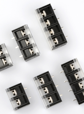 KF78C 带盖 2P/3P/4P/5P/6P/7P/89/10P 间距13MM 栅栏式接线端子