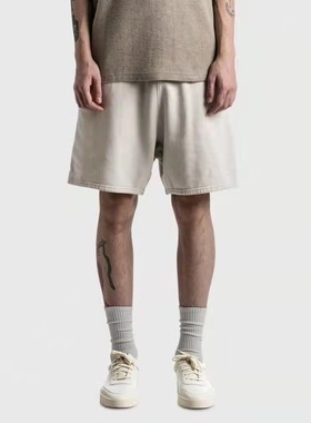 正品FEAR OF GOD FOG第七季主线高街抽绳飘带五分休闲短裤男潮牌