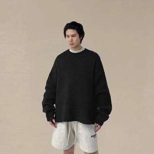 FEAR GOD复线ESSENTIALS针织菠萝纹圆领毛衣男 24秋冬新款 FOG