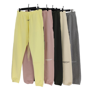 FOG裤子essentials限定加绒束脚休闲长裤男女高街五色卫裤潮流