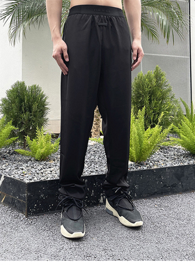 正品FOG FEAR OF GOD主线纯色休闲裤高街宽松醋段长裤子男女夏季