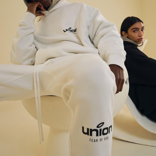 抽绳宽松休闲FOG卫裤 GOD 加绒长裤 ESSENTIALS复线联名款 FEAR