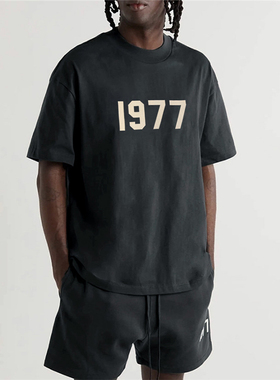 正品FOG FEAR OF GOD复线ESSENTIALS短袖T恤男女宽松1977潮牌夏季