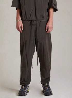 FOG FEAR OF GOD潮牌运动机能尼龙褶皱束脚长裤情侣宽松休闲裤男