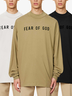FOG 主线高街宽松休闲长袖 FEAR GOD第八季 T恤纯棉男女潮牌 正品