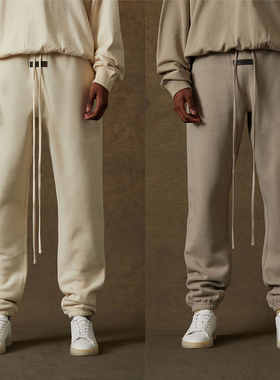 新款FOG FEAR OF GOD复线Essentials卫裤加绒潮牌休闲裤植绒男女