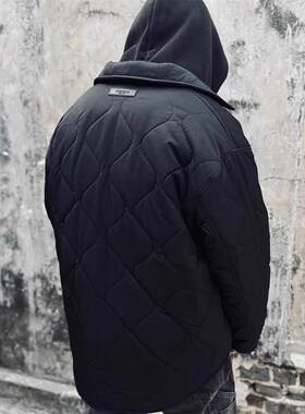 第八季美式潮牌Fog翻领夹棉棉服
