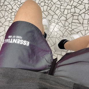 宽松高街炫彩五分裤 FEAR FOG复线ESSENTIALS短裤 GOD 男女潮流