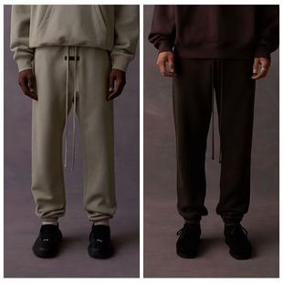 GOD第八季 ESSENTIALS卫裤 加绒束脚裤 子 FOG正品 男女休闲裤 FEAR