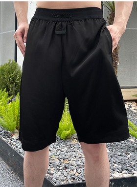 正品FOG FEAR OF GOD主线醋段五分短裤高街宽松运动裤子男女夏季