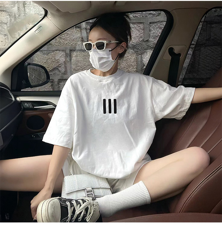 正品FOG FEAR OF GOD三条杠ESSENTIALS夏季美式圆领短袖T恤男女潮