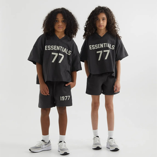 童装ESSENTIALS 1977儿童短袖T恤fear of god纯棉高街男女FOG夏季