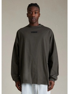 T恤男潮牌FOG复线打底衫 正品 god复线Essentials圆领长袖 fear