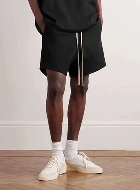 FOG正品主线FEAR OF GOD五分羊毛短裤宽松运动休闲裤子男女潮流