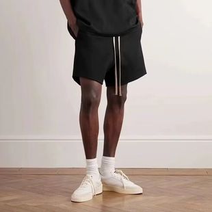 宽松运动休闲裤 FOG正品 GOD五分羊毛短裤 子男女潮流 主线FEAR