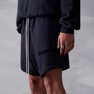 高街ESSENTIALS美式 GOD宽松五分裤 潮牌短裤 男女 FEAR FOG第八季