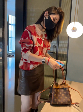 一整套装毛衣搭配裙子小个子时尚显高长靴穿搭深冬装秋冬季小香风