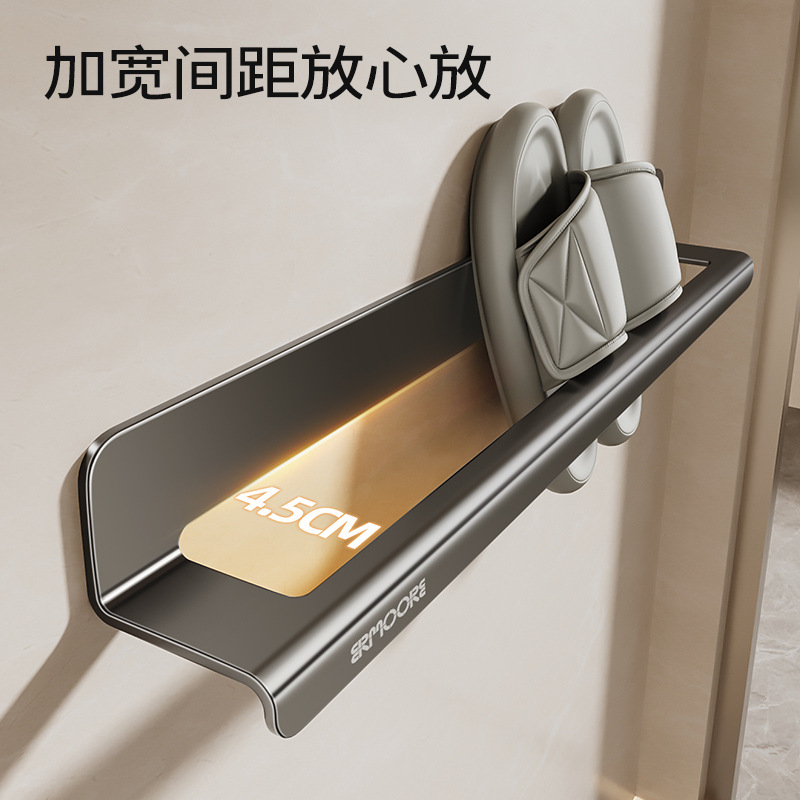 不锈钢拖鞋架浴室免打孔卫生间置物架鞋子收纳神器厕所墙上壁挂架