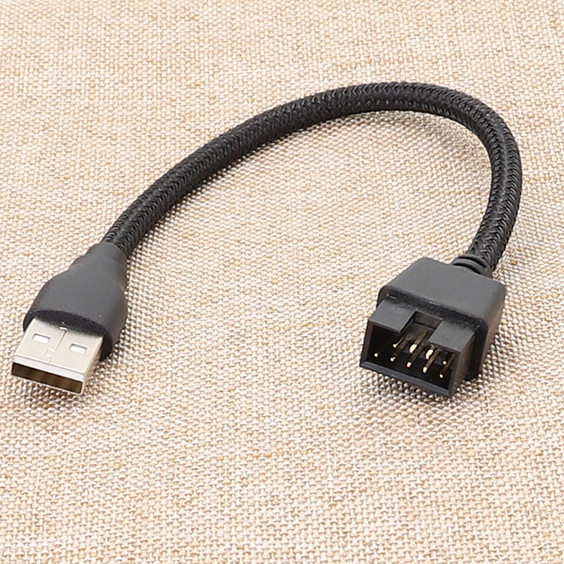 USB线转接线水冷线材USB9针