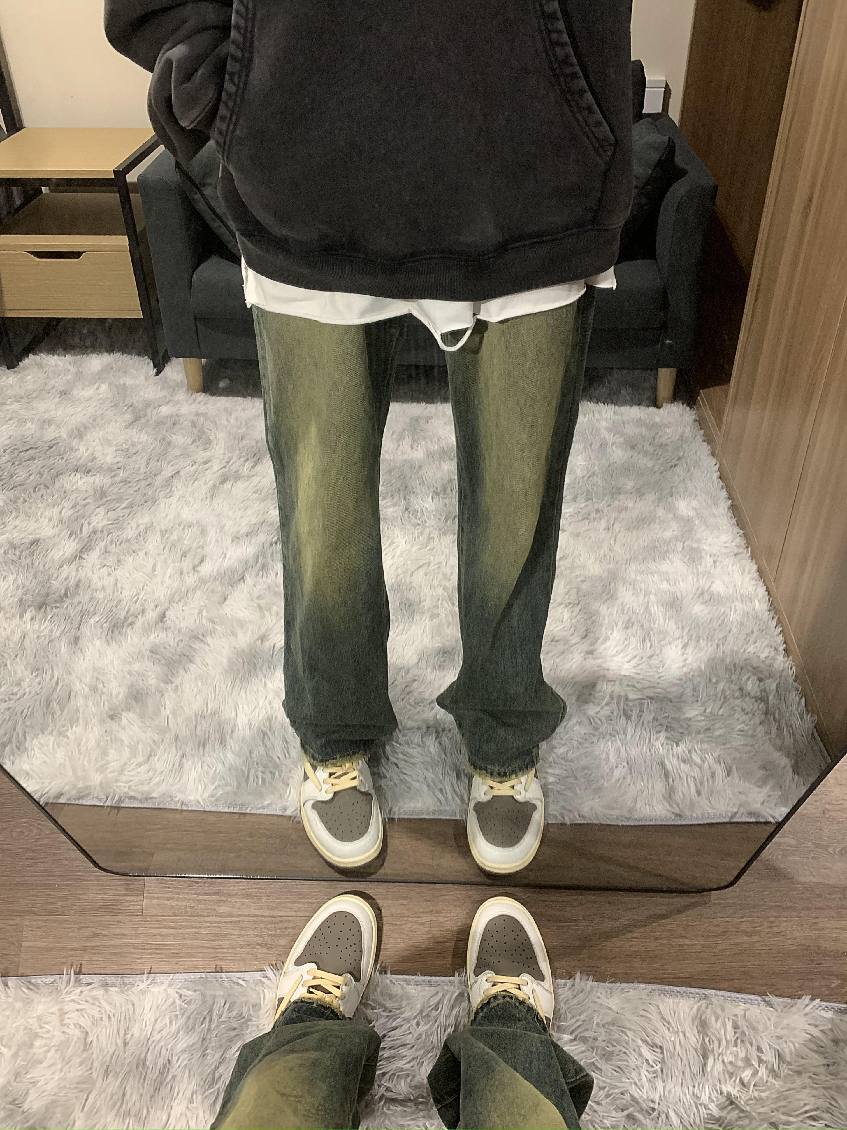 A417ANK356P55秋冬季男士高品质牛仔裤百搭高街个性休闲裤控78，男装牛仔裤，电商A417A