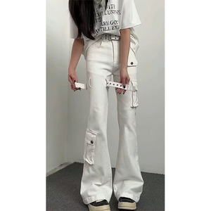 A417A NK1912  P50夏季男士工装裤微喇牛仔裤图片