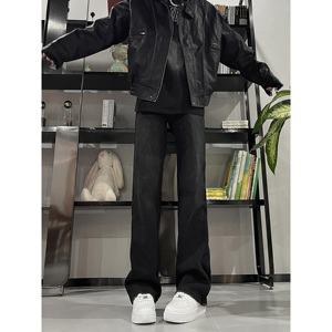 A417A NK356 P55秋冬季男士高品质牛仔裤百搭高街个性休闲裤图片