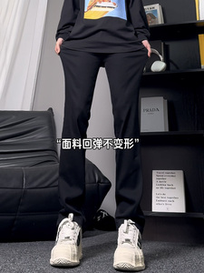A417A NK300 P35春季男士纯色牛仔裤高品质弹力休闲裤图片