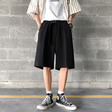 B339DK18夏季宽松五分裤高质量休闲西裤短裤百搭中裤P35控58，男装牛仔裤，电商A417A