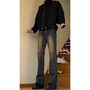 A417A NK356 P55春季男士高品质牛仔裤百搭高街个性休闲裤图片