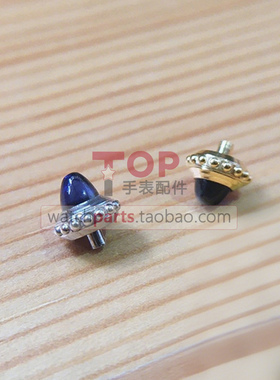 精品子弹头钻把头 把的表冠适配卡地亚46.6X33.9mm山度士机械手表