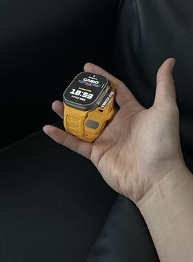 SOWHATLAB适用applewatchultra3代齿轮加宽液态硅胶表带iwatch49m