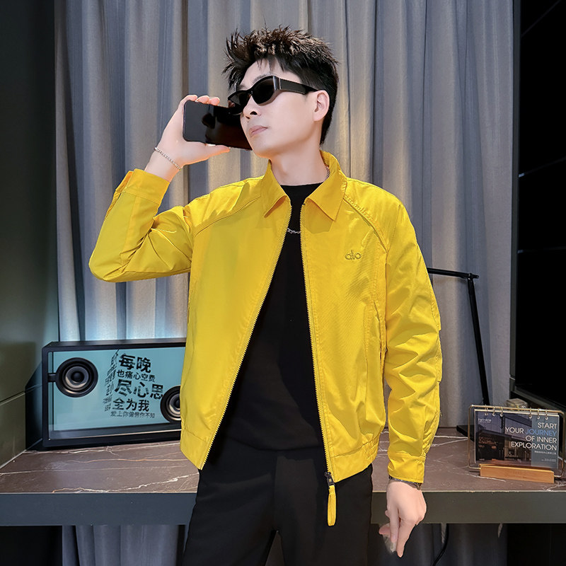 312A-J606-P98控145春季新款社会小伙夹克外套男潮流韩版上衣C,男装夹克,星座312A