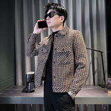 312A-J531-P135控175秋季新款社会小伙夹克外套男潮流韩版上衣C，男装夹克，星座312A