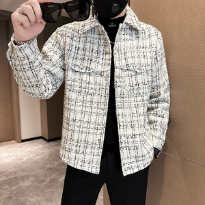 312A-9909-P130 控170 秋冬季呢子韩版男装夹克潮流高级秋冬上衣A图片