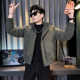 312A-M09-P138控178冬季男士潮牌棉衣外套韩版潮流夹克棉袄A，男装夹克，星座312A