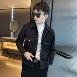 312A-2381-P120控165秋季新款社会小伙夹克外套男潮流韩版上衣B，男装夹克，星座312A