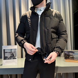 312A-6620-P138控178冬季男士潮牌棉衣外套韩版潮流夹克棉袄A，男装夹克，星座312A