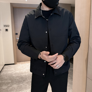312A-2823-P100 控138 秋季新款社会小伙夹克外套男潮流韩版上衣A图片
