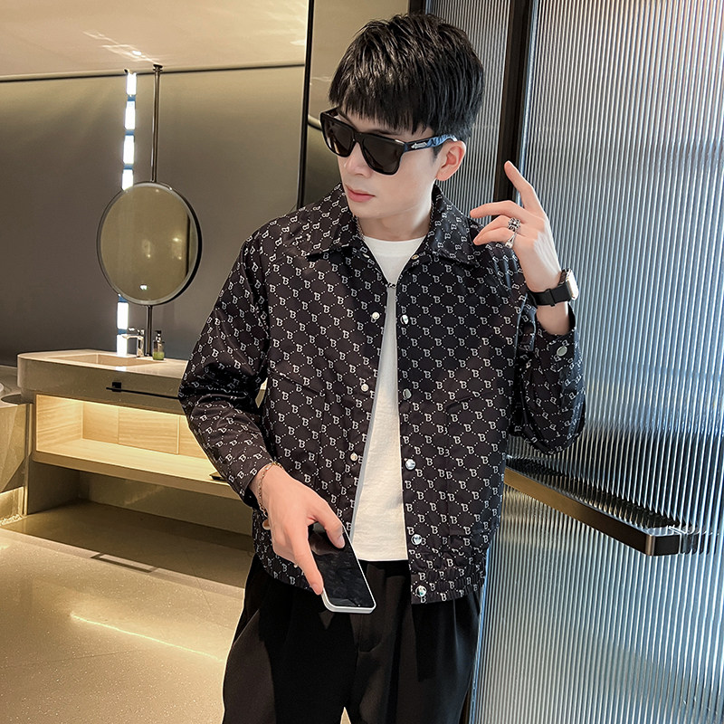 312A-2302-P98控138社会小伙夹克外套男潮流韩版上衣A,男装夹克,星座312A