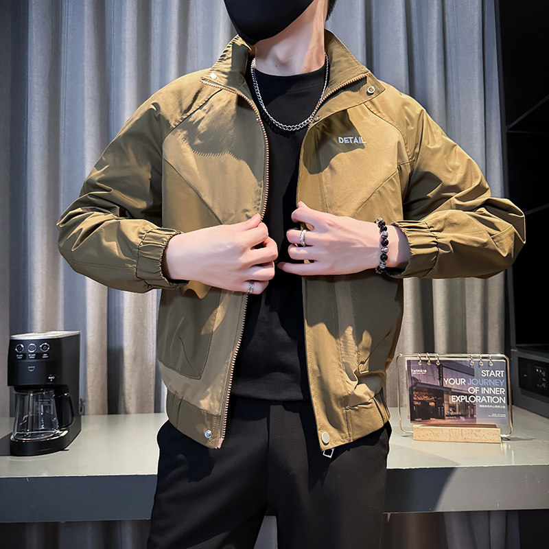 312A-J505-P98控138春季新款社会小伙夹克外套男潮流韩版上衣K,男装夹克,星座312A