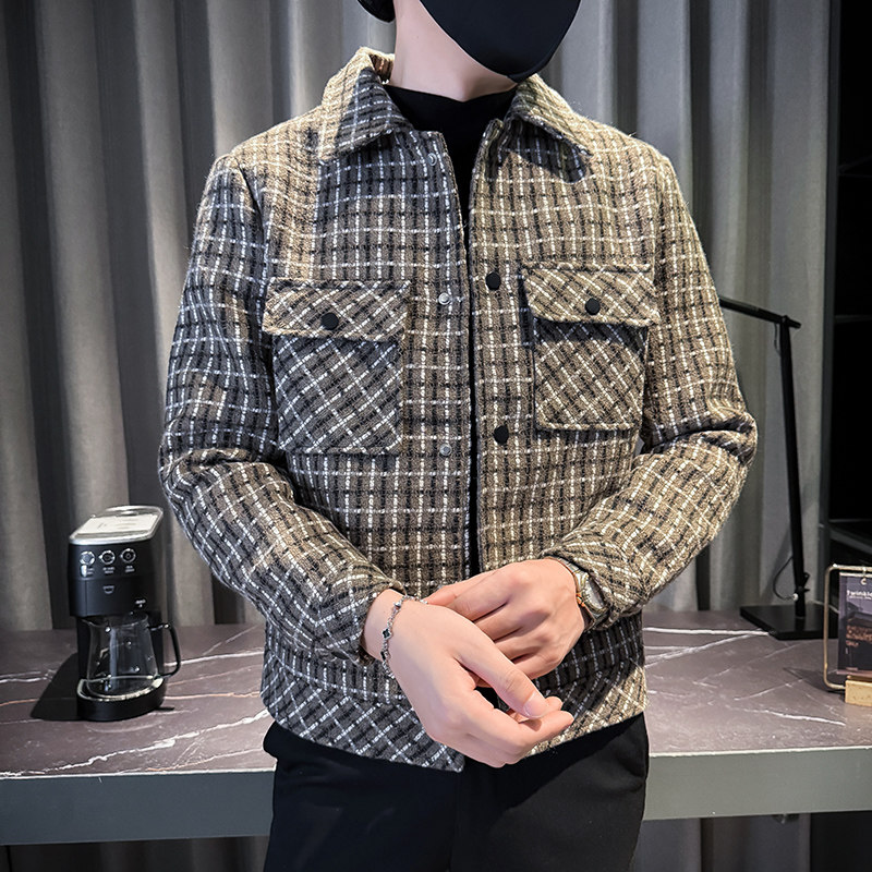 312A-J529-P130控170秋季新款社会小伙夹克外套男潮流韩版上衣A,男装夹克,星座312A