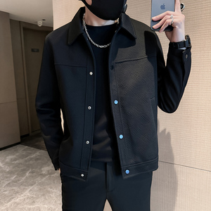 312A-2822-P120 控165 秋季新款社会小伙夹克外套男潮流韩版上衣A图片