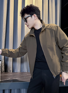 312A-J542-P98 控138 秋季新款社会小伙夹克外套男潮流韩版上衣A